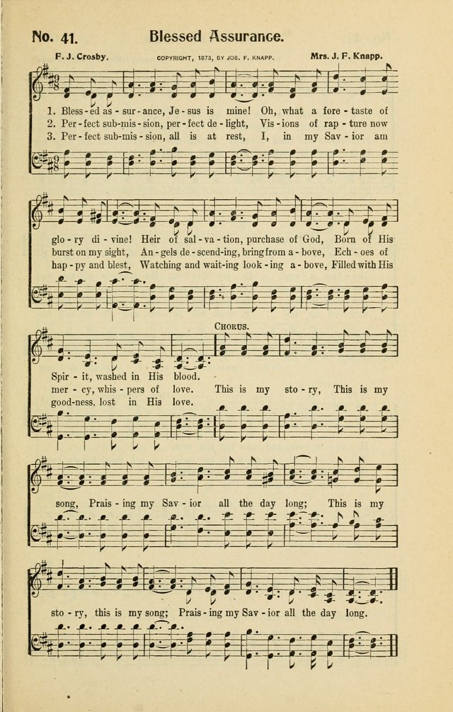 Assembly Songs: for use in evangelistic services, Sabbath schools, young peoples societies, devotional meetings, and the home page 42