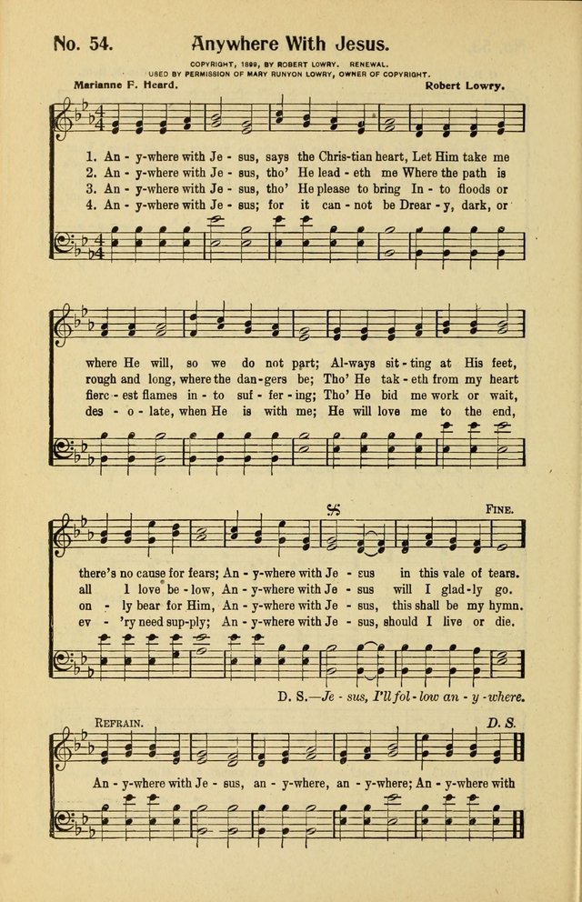 Assembly Songs: for use in evangelistic services, Sabbath schools, young peoples societies, devotional meetings, and the home page 55