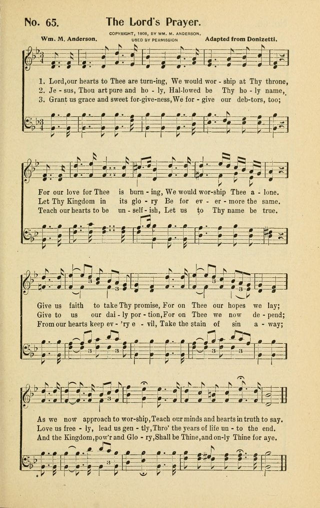 Assembly Songs: for use in evangelistic services, Sabbath schools, young peoples societies, devotional meetings, and the home page 66