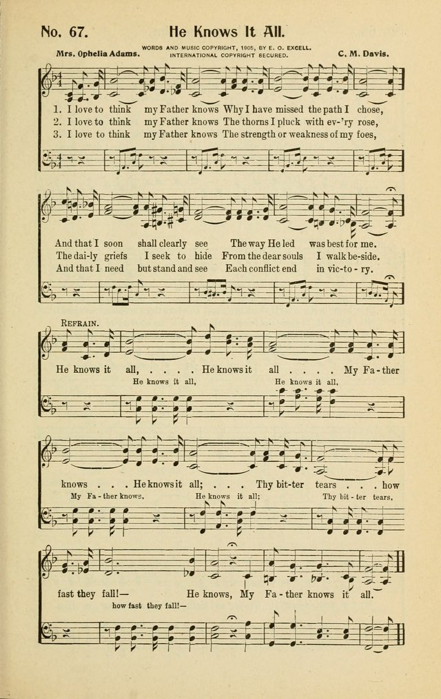 Assembly Songs: for use in evangelistic services, Sabbath schools, young peoples societies, devotional meetings, and the home page 68