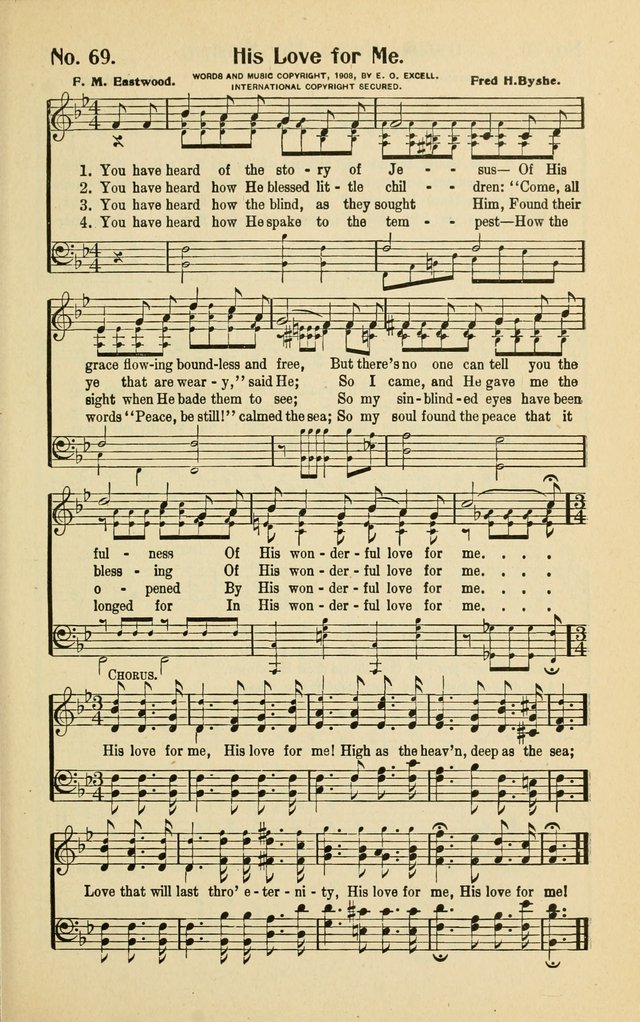 Assembly Songs: for use in evangelistic services, Sabbath schools, young peoples societies, devotional meetings, and the home page 70