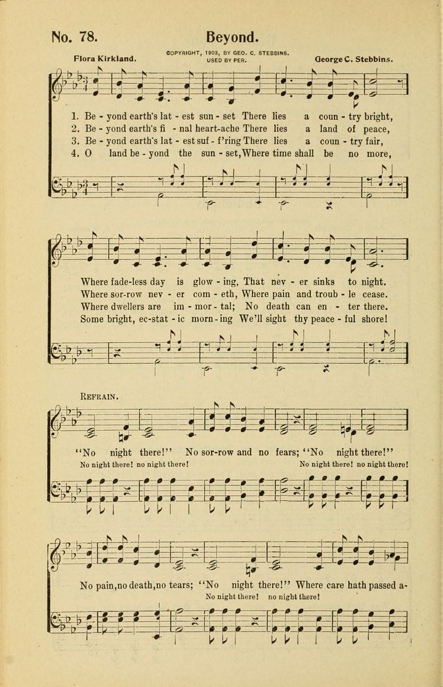 Assembly Songs: for use in evangelistic services, Sabbath schools, young peoples societies, devotional meetings, and the home page 79