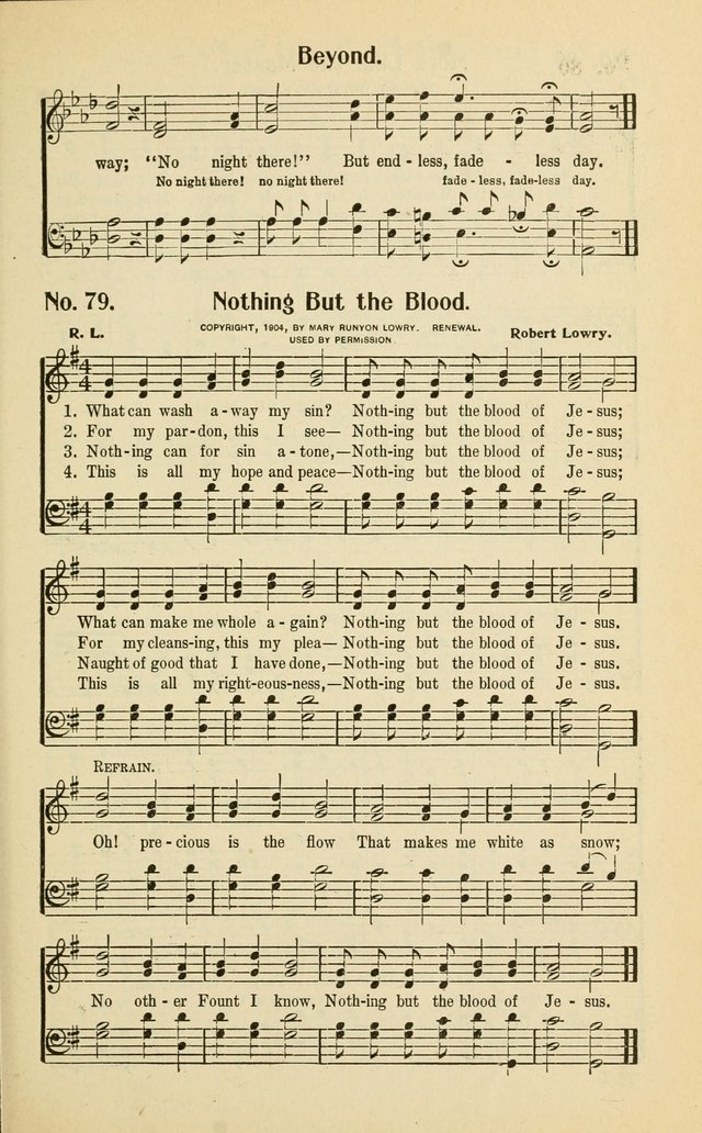Assembly Songs: for use in evangelistic services, Sabbath schools, young peoples societies, devotional meetings, and the home page 80
