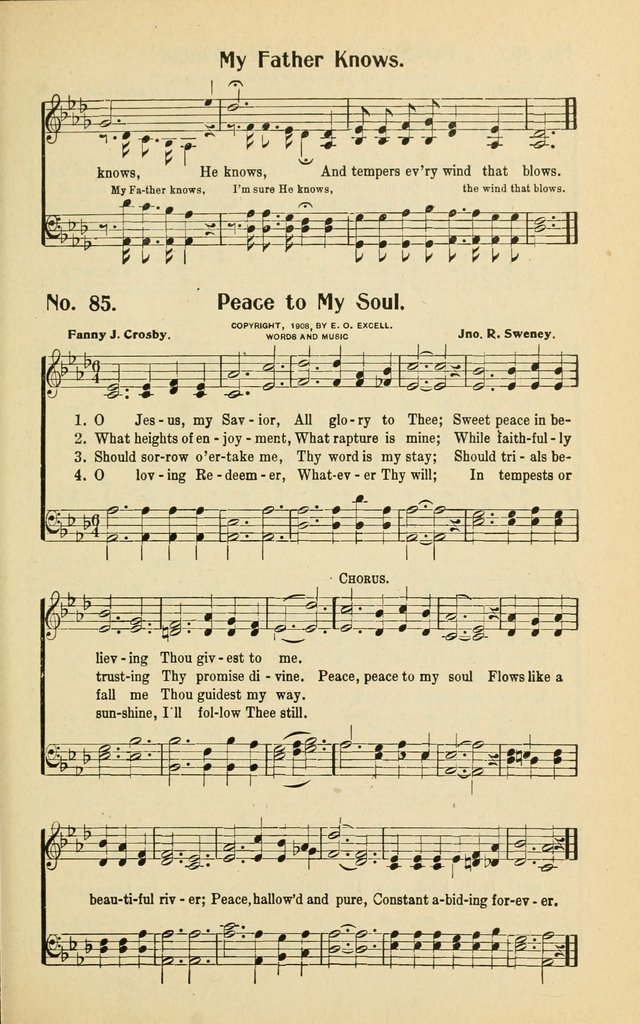 Assembly Songs: for use in evangelistic services, Sabbath schools, young peoples societies, devotional meetings, and the home page 86
