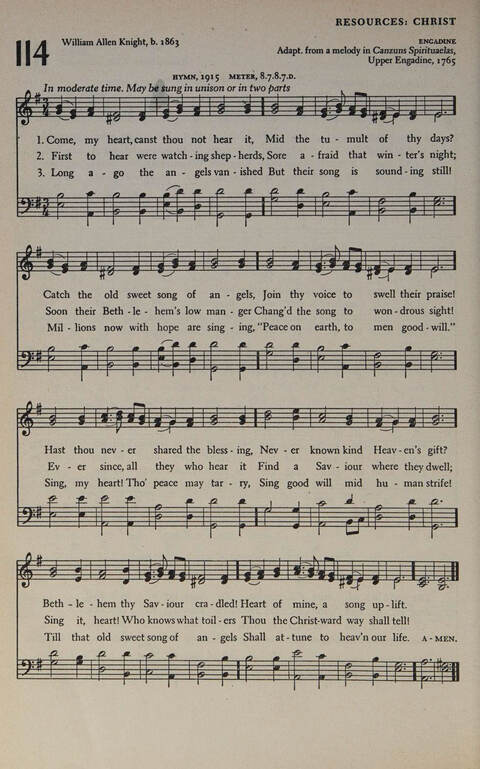 At Worship: a hymnal for young churchmen page 130