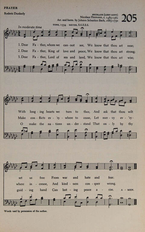 At Worship: a hymnal for young churchmen page 207