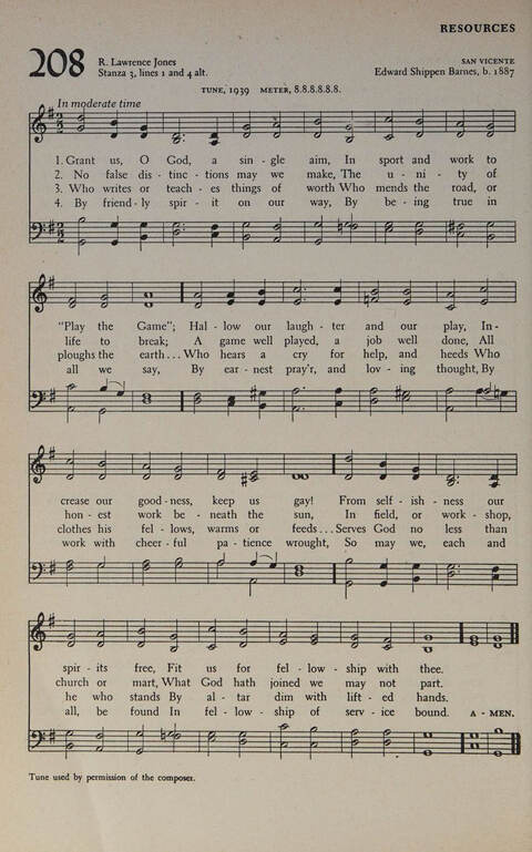 At Worship: a hymnal for young churchmen page 210