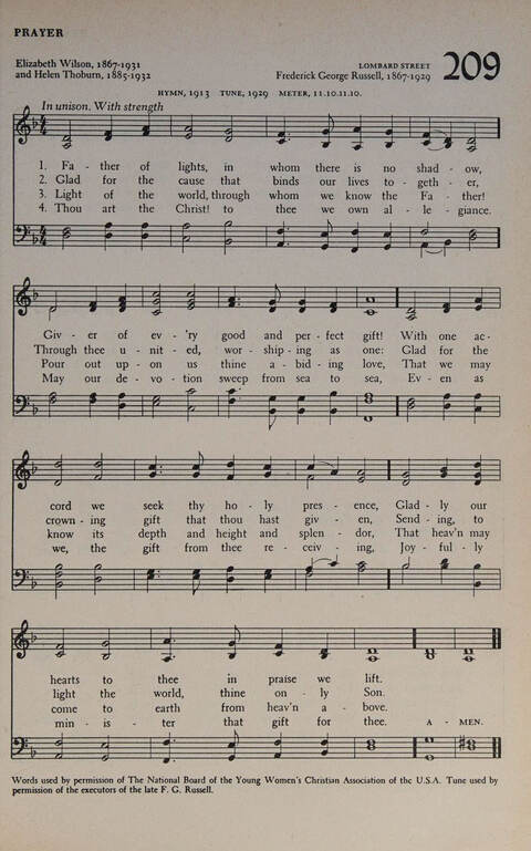 At Worship: a hymnal for young churchmen page 211