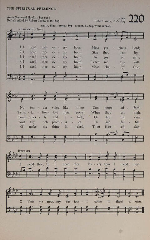 At Worship: a hymnal for young churchmen page 221