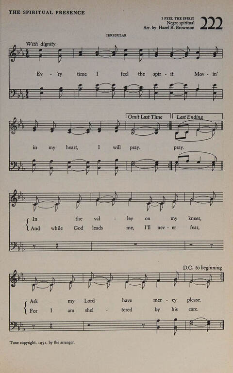At Worship: a hymnal for young churchmen page 223