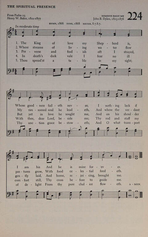 At Worship: a hymnal for young churchmen page 225