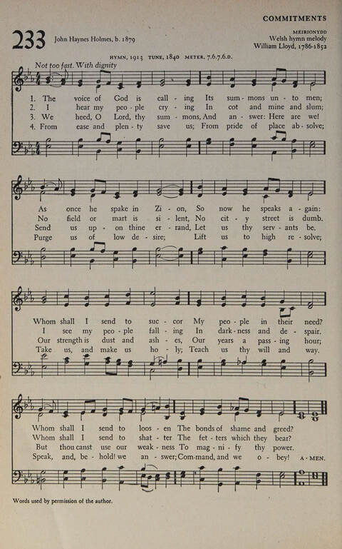 At Worship: a hymnal for young churchmen page 250