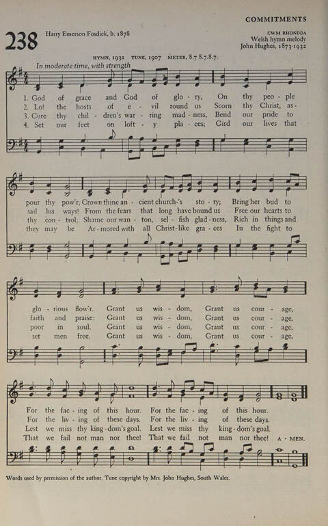 At Worship: a hymnal for young churchmen page 254