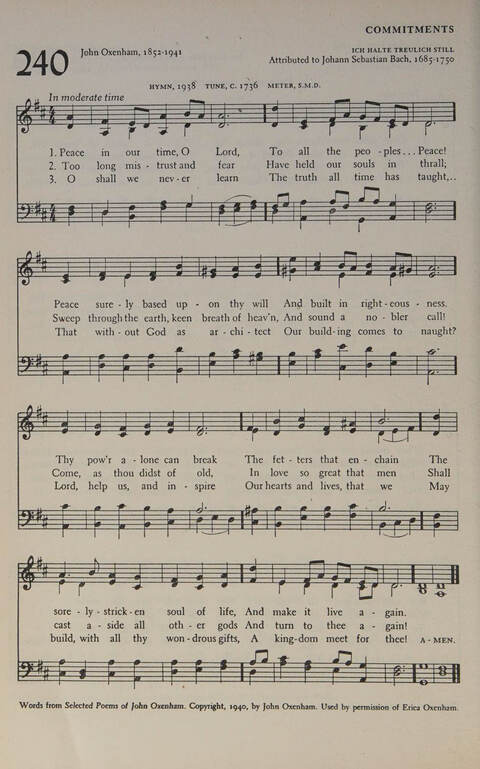 At Worship: a hymnal for young churchmen page 256