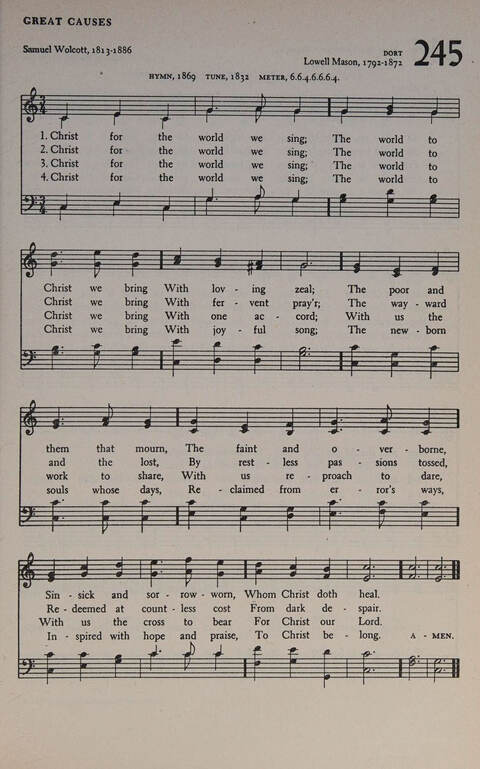 At Worship: a hymnal for young churchmen page 261