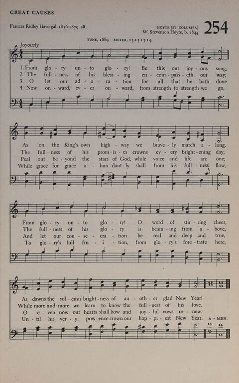 At Worship: a hymnal for young churchmen page 269