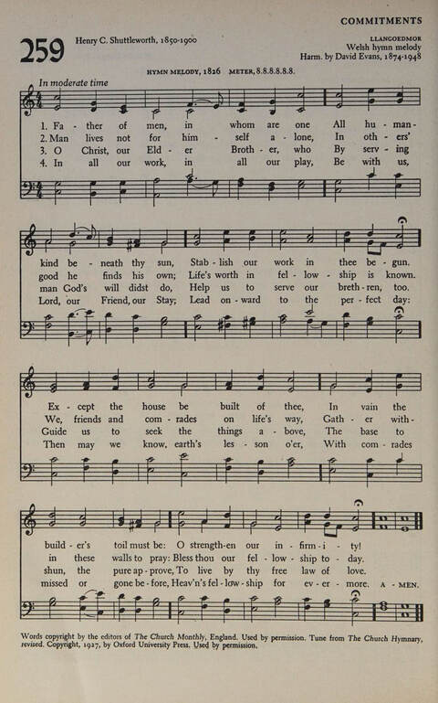 At Worship: a hymnal for young churchmen page 274