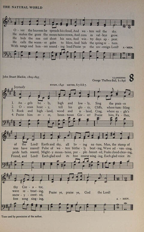 At Worship: a hymnal for young churchmen page 7