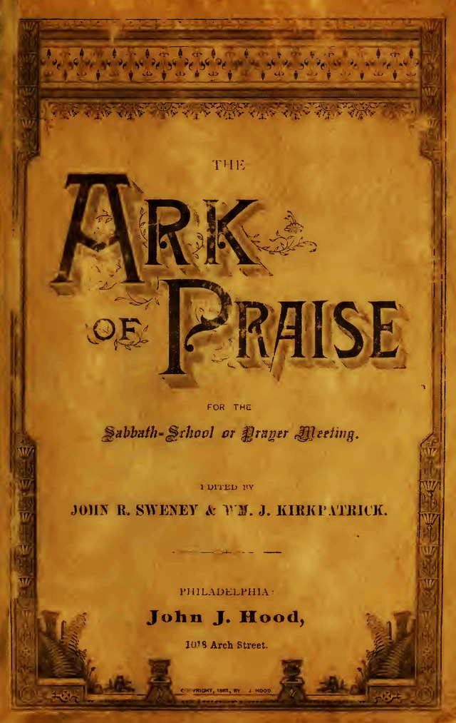 The Ark of Praise page cover