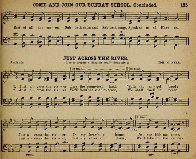 The Brilliant: a cluster of song brilliants for Sunday schools. Including a tempernace department page 125