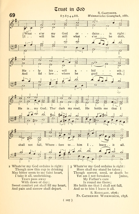 The Bach Chorale Book page 107