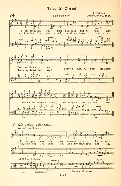 The Bach Chorale Book page 114