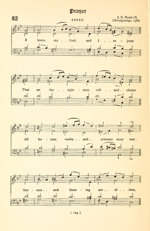 The Bach Chorale Book page 124