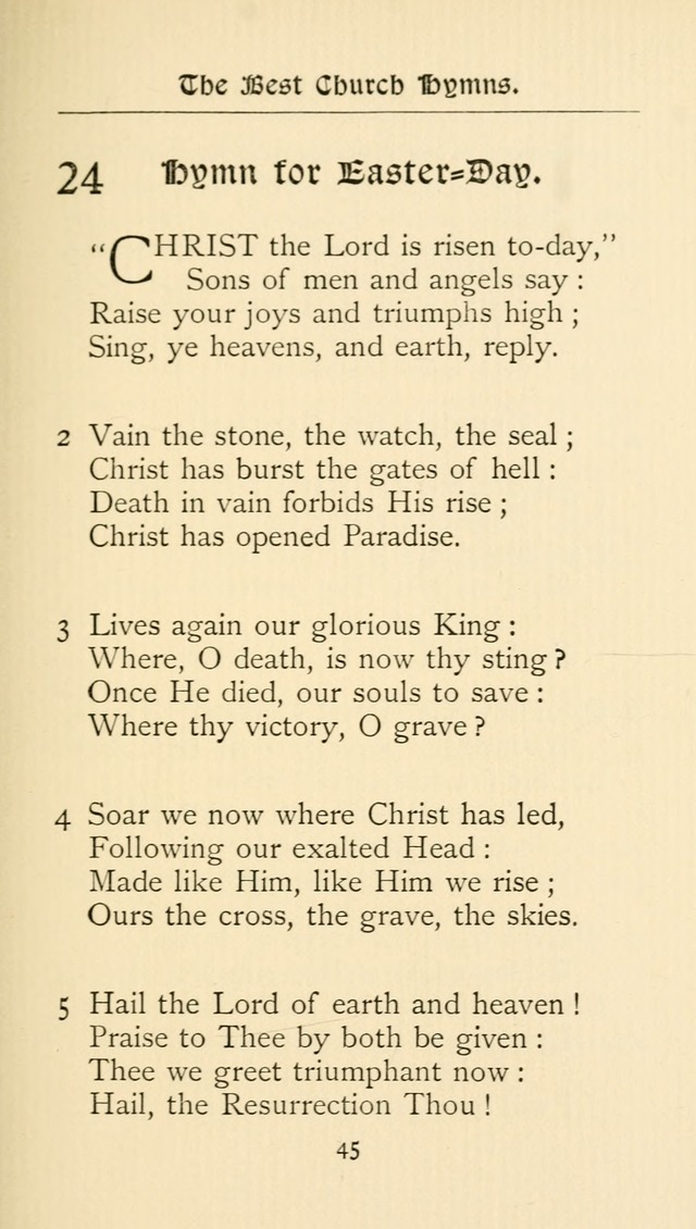 The Best Church Hymns page 45