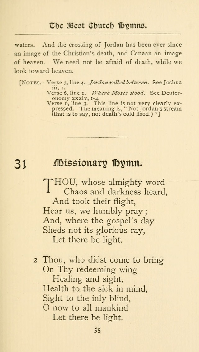 The Best Church Hymns page 55