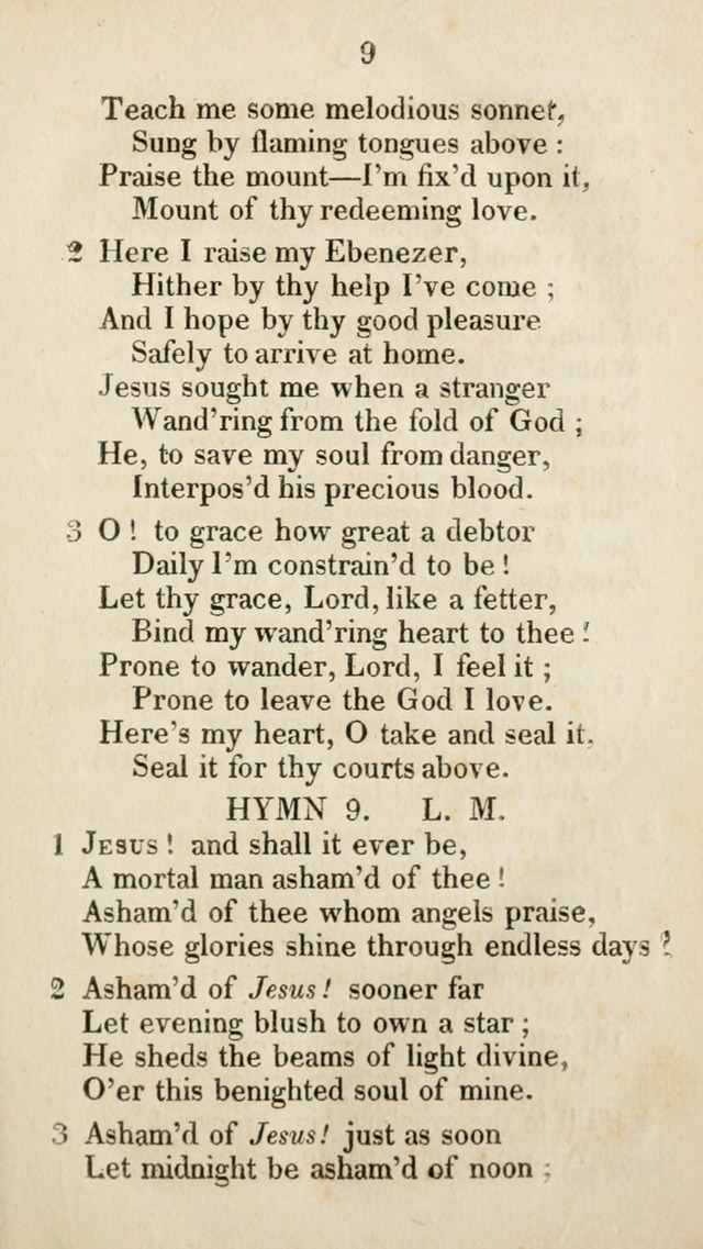 The Brick Church Hymns, Designed for the Use of Social Prayer Meetings and Families, selected from the most approved authors page 10