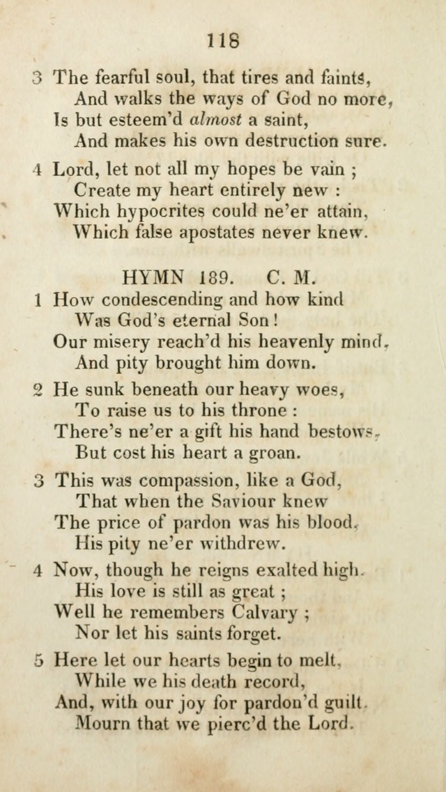 The Brick Church Hymns, Designed for the Use of Social Prayer Meetings and Families, selected from the most approved authors page 119