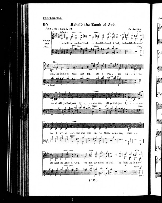 The Baptist Church Hymnal: chants and anthems with music page 359