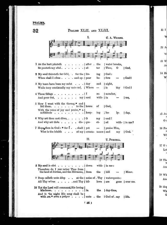 The Baptist Church Hymnal: chants and anthems with music page 36