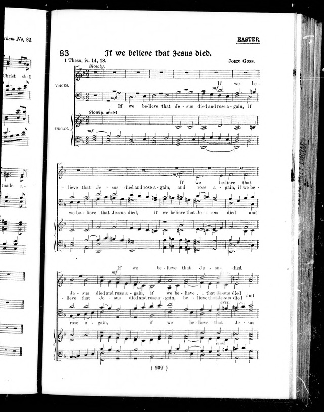 The Baptist Church Hymnal: chants and anthems with music page 451