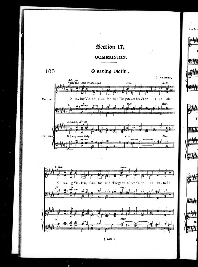 The Baptist Church Hymnal: chants and anthems with music page 535