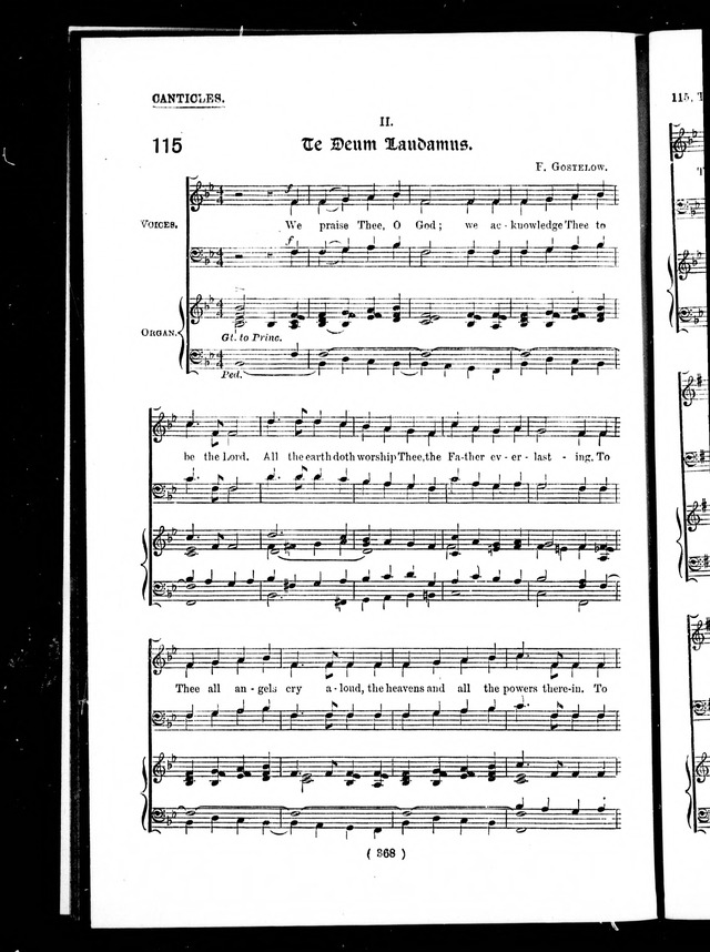 The Baptist Church Hymnal: chants and anthems with music page 586