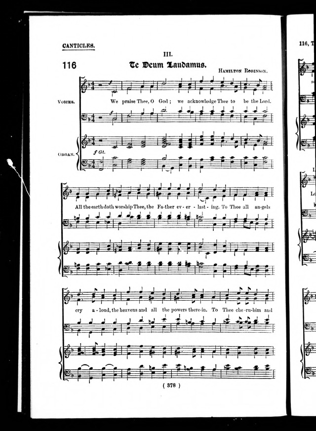 The Baptist Church Hymnal: chants and anthems with music page 596