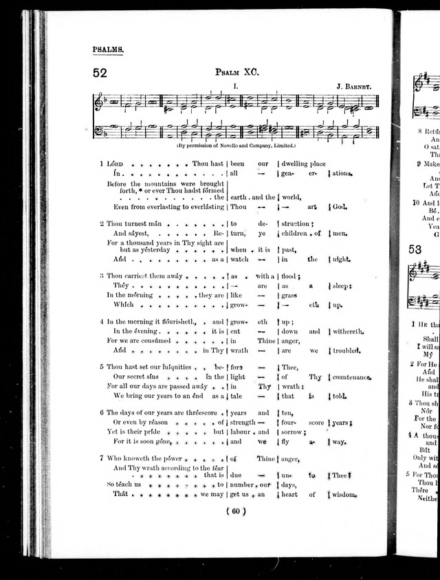 The Baptist Church Hymnal: chants and anthems with music page 60