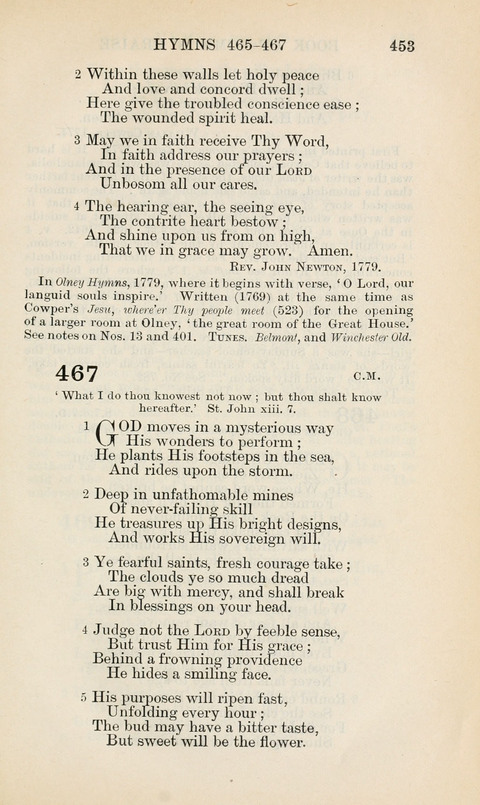 The Book of Common Praise: being the Hymn Book of the Church of England in Canada. Annotated edition page 453