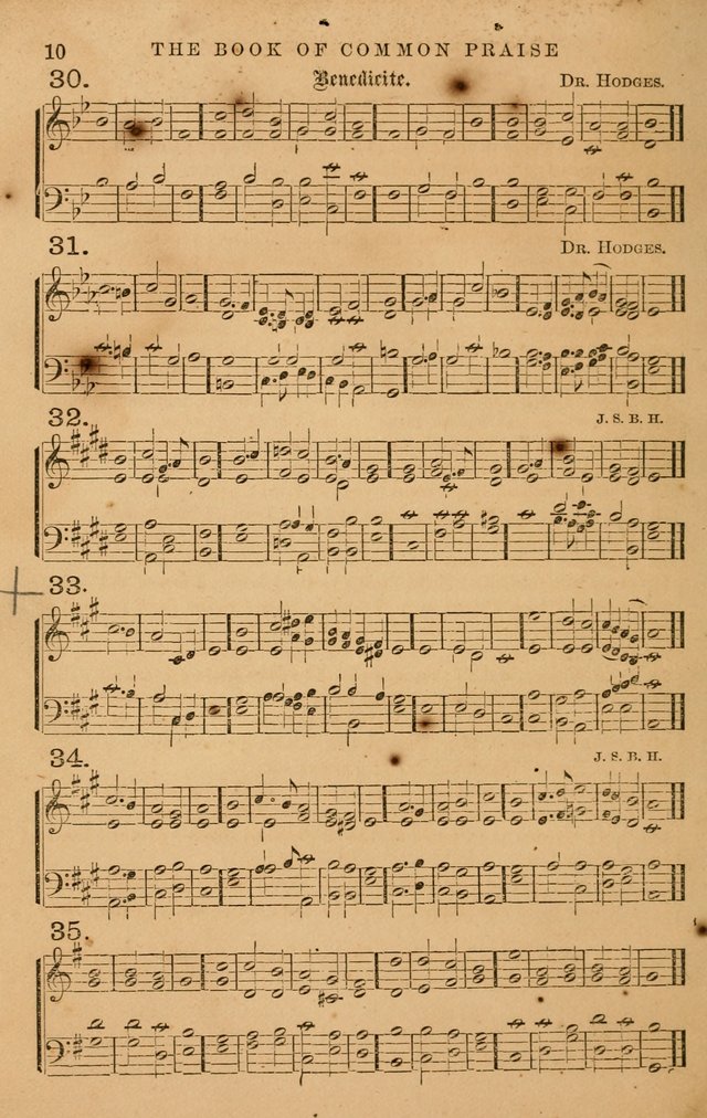 The Book of Common Praise: with music for the  Book of Common Prayer; for use in congregations and Sunday schools (Ed. B) page 12