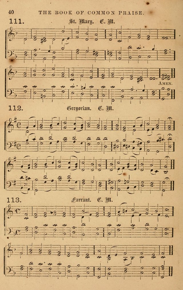 The Book of Common Praise: with music for the  Book of Common Prayer; for use in congregations and Sunday schools (Ed. B) page 42