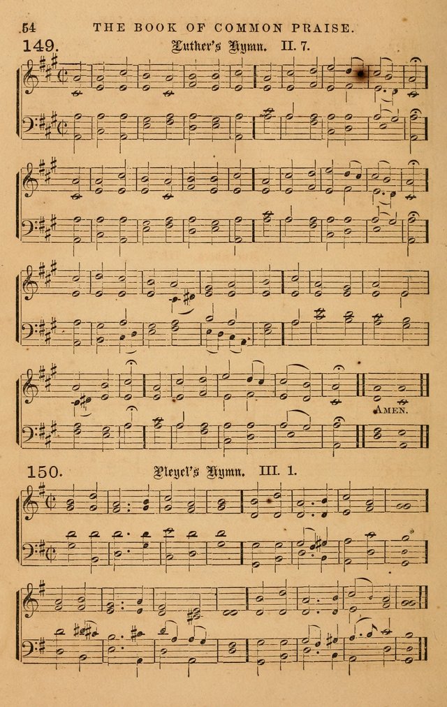 The Book of Common Praise: with music for the  Book of Common Prayer; for use in congregations and Sunday schools (Ed. B) page 56