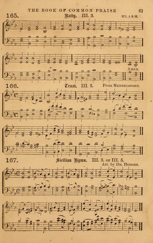 The Book of Common Praise: with music for the  Book of Common Prayer; for use in congregations and Sunday schools (Ed. B) page 63