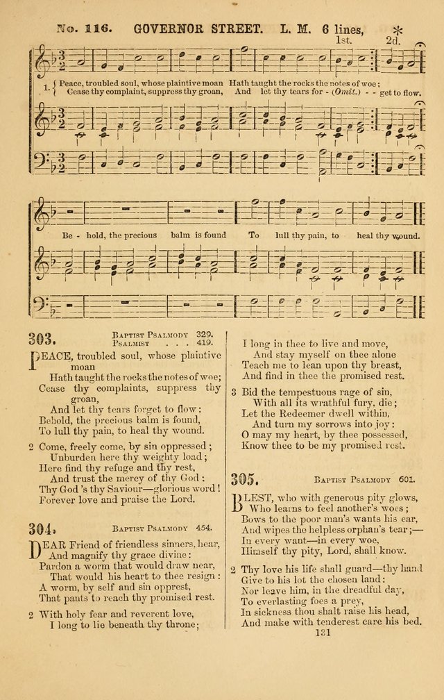 Baptist Chorals: a tune and hymn book designed to promote general congregational singing; containing one hundred and sixty four tunes adapted to about four hundred choice hymns  page 138