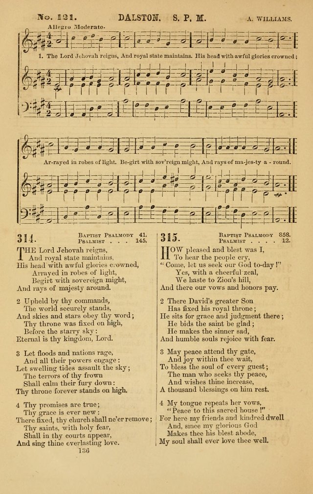 Baptist Chorals: a tune and hymn book designed to promote general congregational singing; containing one hundred and sixty four tunes adapted to about four hundred choice hymns  page 143