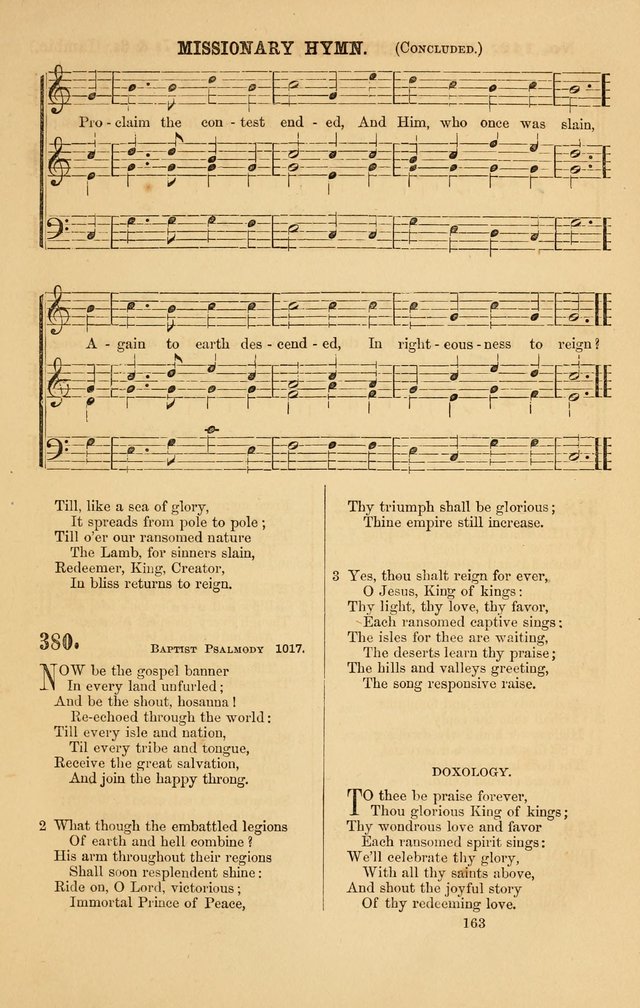 Baptist Chorals: a tune and hymn book designed to promote general congregational singing; containing one hundred and sixty four tunes adapted to about four hundred choice hymns  page 170