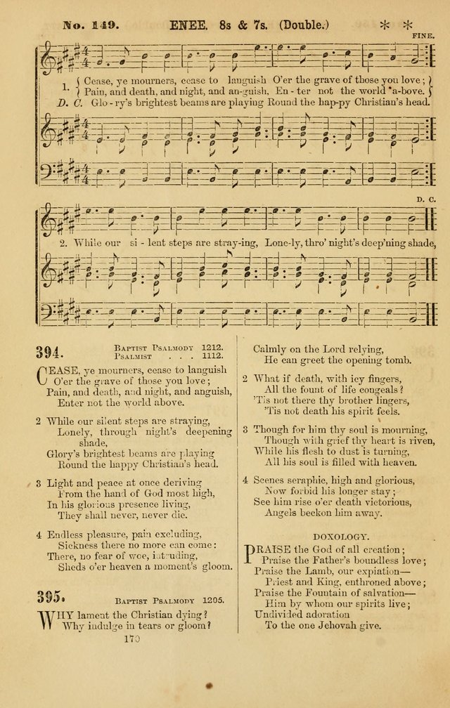Baptist Chorals: a tune and hymn book designed to promote general congregational singing; containing one hundred and sixty four tunes adapted to about four hundred choice hymns  page 177