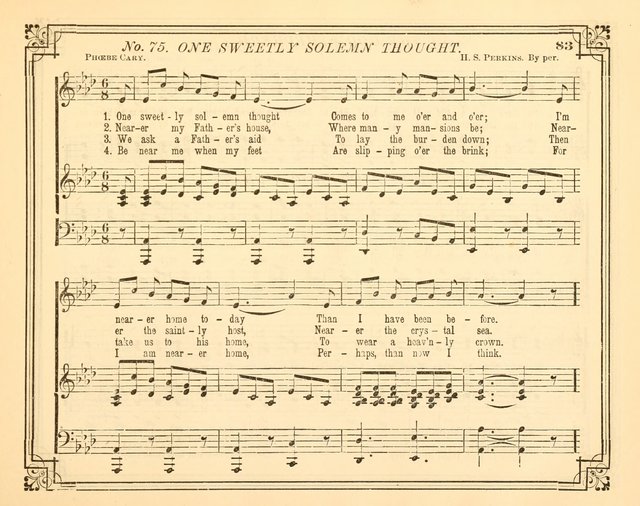 Bright Gems: for Sabbath-schools, prayer-meetings, services of song, etc. page 84