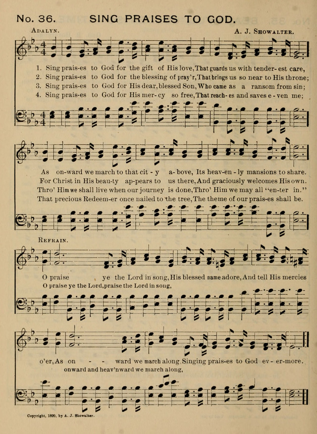 The Best Gospel Songs and their composers page 36