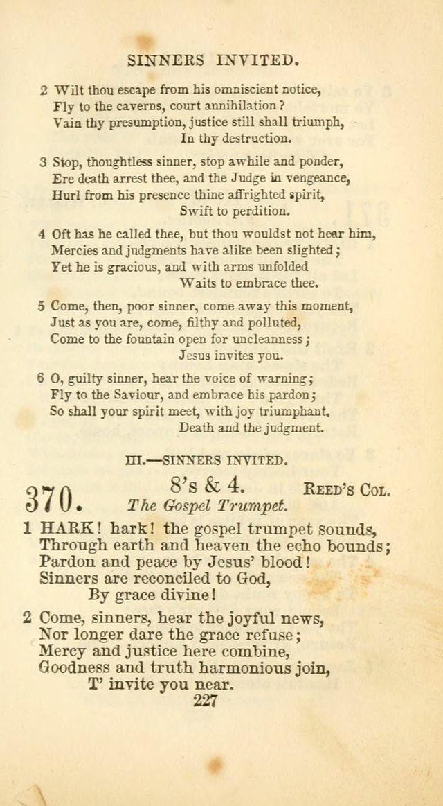 The Baptist Harp: a new collection of hymns for the closet, the family, social worship, and revivals page 256
